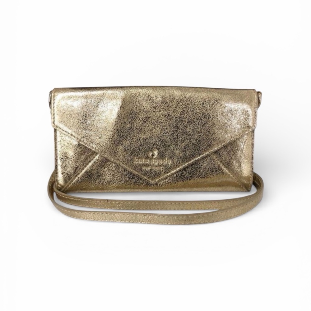 Kate Spade Kylie Harrison St Gold Wallet On Chain WOC Crossbody